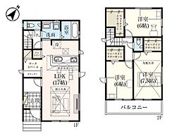 川越市むさし野7期　新築分譲住宅　全2棟　2号棟