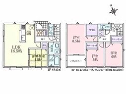 川越市菅間第3　新築分譲住宅　全3棟　1号棟
