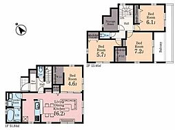 川越市かすみ野第3期　新築分譲住宅　全2棟　1号棟