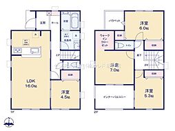 川越市かすみ野第二　新築分譲住宅　全2棟　1号棟
