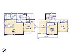 川越市中台元町1丁目23番　新築分譲住宅　全5棟　B号棟