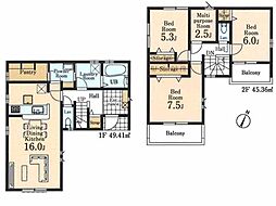鶴ヶ島市藤金第15　新築一戸建て