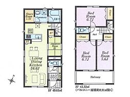 川越市寺尾第17　新築分譲住宅　全4棟　2号棟