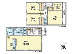 鶴ヶ島市中新田第6　新築一戸建て