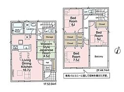 川越市新宿町第8　新築分譲住宅　全5棟　2号棟