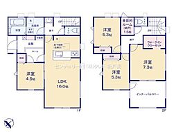 鶴ヶ島市下新田第3　新築分譲住宅　全3棟　1号棟