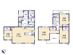 鶴ヶ島市下新田第3　新築分譲住宅　全3棟　3号棟