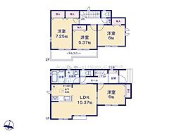 川越市笠幡34番　新築分譲住宅　全4棟　B号棟