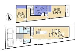 梅林2丁目戸建賃貸4号棟