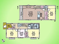 府中市四谷1丁目 戸建て 2号棟