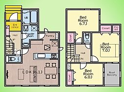 厚木市上落合 戸建て 2号棟