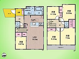 町田市野津田町 戸建て 3号棟