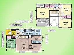 町田市木曽西3丁目 戸建て 1号棟