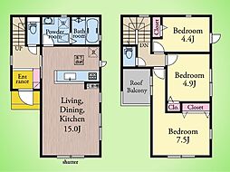 横浜市 旭区金が谷2丁目 戸建て 2号棟