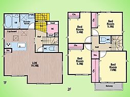 座間市入谷西1丁目 戸建て 1号棟