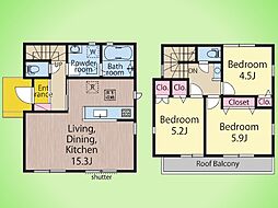 八王子市大和田町1丁目 戸建て 1号棟