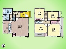八王子市小比企町 戸建て 3号棟