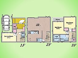横浜市 西区浅間町3丁目 戸建て 1号棟