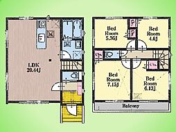 国立市青柳2丁目 戸建て 1号棟