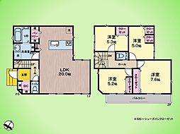 八王子市上柚木 戸建て 3号棟