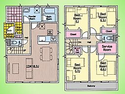 多摩市桜ヶ丘1丁目 戸建て 1号棟