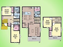 多摩市貝取1丁目 戸建て 1号棟