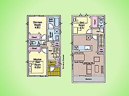 大和市西鶴間2丁目 戸建て 1号棟