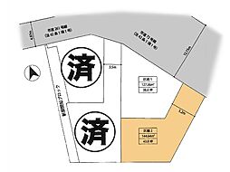 伊勢原市東大竹 土地 区画2