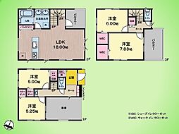 大和市上草柳2丁目 戸建て 1号棟