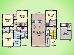 横浜市 港北区富士塚1丁目 戸建て B棟