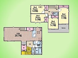 座間市座間1丁目 戸建て 2号棟