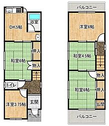 松原市河合１丁目の一戸建て