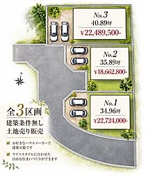 小山新町　限定3区画　土地34．9坪