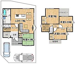 松原市岡５丁目の土地