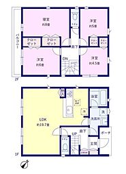 清瀬市　旭が丘第5　全10号棟　6号棟