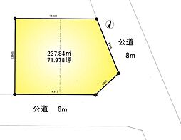 越谷市北越谷３丁目の土地