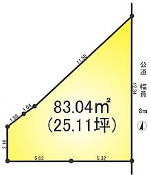 春日部市大畑の土地