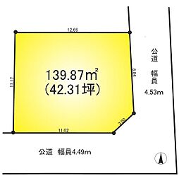 鎌ケ谷市東中沢４丁目の土地