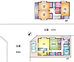 越谷市大字下間久里の一戸建て