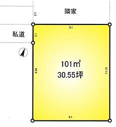 上尾市西宮下3丁目の土地