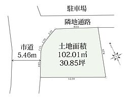 厚木市飯山南5　土地