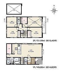 八王子市富士見町　新築一戸建て・全2棟　1号棟