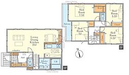 八王子市館町　新築一戸建て全7棟・4号棟