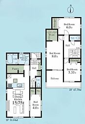 八王子市川口町　新築一戸建て　全5棟　5号棟
