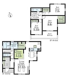 八王子市大和田町　新築一戸建て・全4棟　3号棟