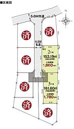 八王子市大谷町 土地・全8区画 3号地 建築条件なし