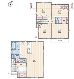 八王子市上柚木　新築一戸建て・全5棟　1号棟