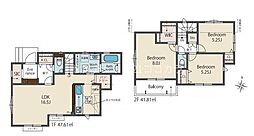 八王子市中野山王　新築一戸建て・全3棟　1号棟