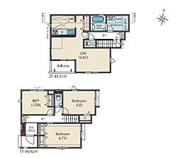 八王子市中野山王新築一戸建て・全3棟　3号棟