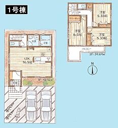 八王子市散田町2丁目　新築一戸建て　1号棟